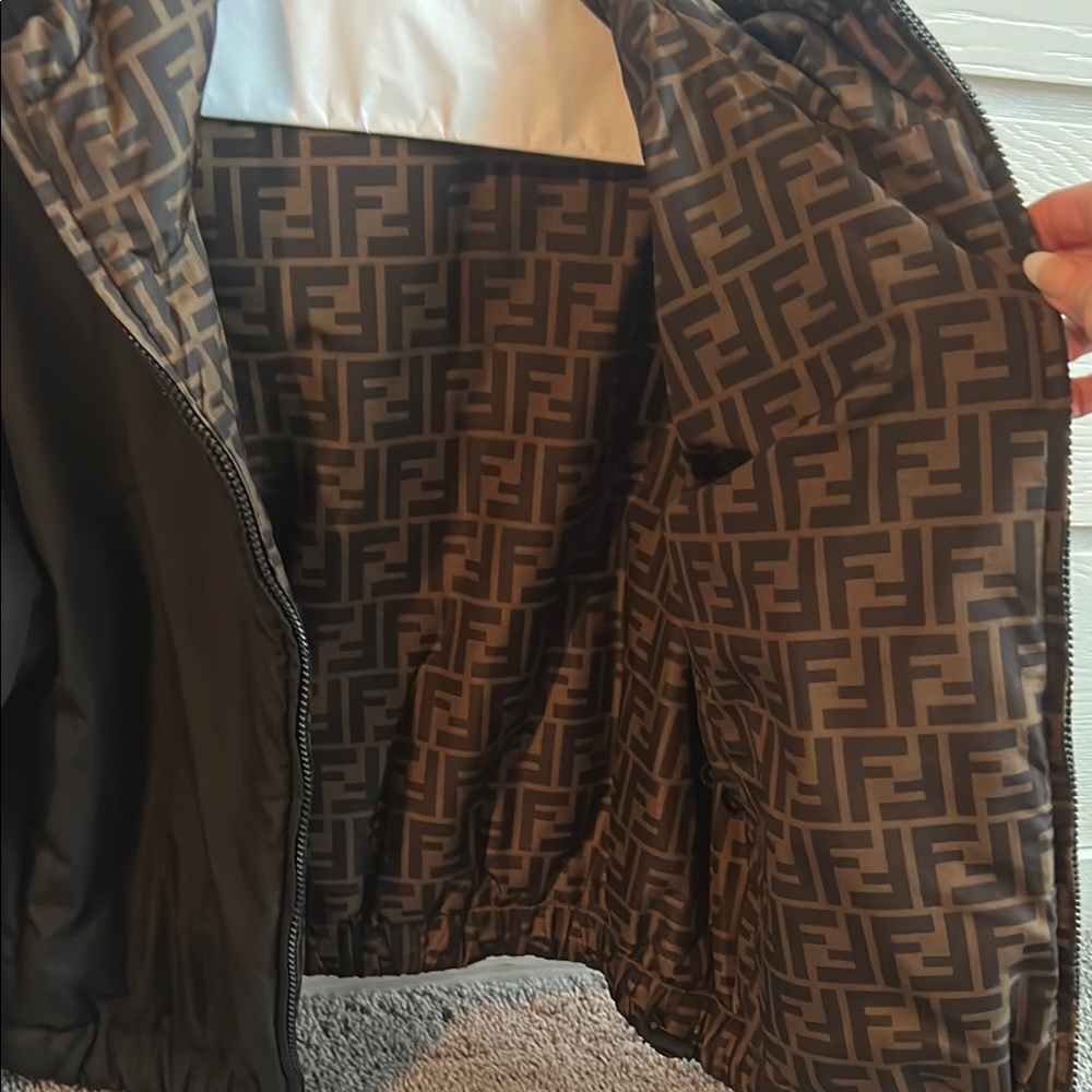 Fendi Reversable FF Logo Print Jacket - Picture 3 of 7